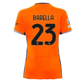 Inter Milan Nicolo Barella #23 Tredjetröja Dam 2023-24 Kortärmad